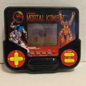 Mortal Kombat Vintage 1988 Small Black Red TIGER Action Fighting Video Game